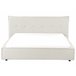 Beliani Cama de agua Lino LESTRE 201x221 Crema