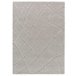 Alfombra de estilo escandinavo MOLIER - ATTICGO 160x230 Plateado