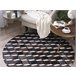 Beliani Alfombra de pelo corto ALPKOY 140x140 Marron