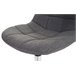 2 Sillas de comedor de tela CDS04427 Gris