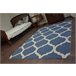 Alfombra SCANDI Trellis 80x150 Azul Marino