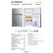 Frigorifico Dos Puertas Infiniton FG-85D8XEG, 85 l Inox