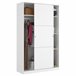 Armario 2 puertas correderas Slider 120 Blanco