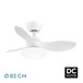 Ventilador De Techo Metal Serie Paramo Blanco