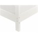 Beliani Cama con somier Madera de pino ORLU 207x94 Blanco