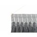 Beliani Decoración de pared de tela JIWA Gris Claro
