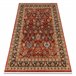 Alfombra KESHAN franjas Ornamento marco oriental 7573/53577 160x230 Multicolor