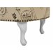 Beliani Chaise longue derecho Poliéster NIMES Beige