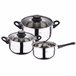 Batería de cocina 5 piezas Cromo