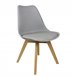 Pack Mesa Fija de Comedor o Cocina + 6 Sillas Nordic 138x80 Blanco/ Madera