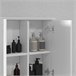Armario de Baño MDF HOMCOM, hogar - baño Blanco