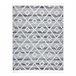 Alfombra SEVILLA Z555A conducción diamantes Franjas Bereber 120x170 Gris
