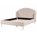 Beliani Cama con somier Poliéster AMBILLOU 177x214 Beige