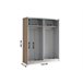 Armario SKIVE puertas correderas 170x209cm Negro