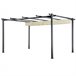 Pérgola autoportante CASSIS - estructura de aluminio 299x405 Beige