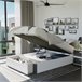 Canapé Luxury Premium 3D 135x190 Blanco/ Gris