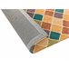 Beliani Alfombra de pelo corto KESKIN 200x200 Multicolor