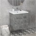 Mueble de Baño Melamina de Madera; Cerámica kleankin 60 Gris