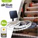 Tiras LED solar exterior autoadhesiva Aktive Blanco