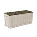 Arcón para Exterior 340 Litros de Resina 118 Beige