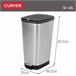 Curver Cubo de basura con pedal Chic Bin 50-60L Gris