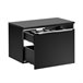 Mueble bajo lavabo de con 2 nichos Éros Negro
