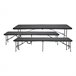 Conjunto Plegable Mesa con 2 Bancos Catering 7house Conjunto Plegable Mesa con 2 Bancos Catering 7house Negro