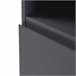 Armario alto Overath con 2 puertas MDF pino Gris