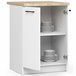 Armario de Cocina Independiente OLIWIA AKORD con 2 estantes 60 Blanco
