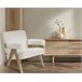 Sillón decorativo ARTEMISA blanco Blanco