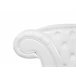 Beliani Chaise longue izquierdo Piel sintética LATTES Blanco