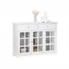 Aparador Cocina con 3 Puertas y 2 Cajones FSB77-W SoBuy Blanco