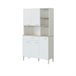 Alacena cocina Colin 5 Puertas 108 Natural/ Blanco