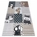 Alfombra FUN Pets para niños animales 120x170 Gris
