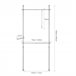 Perchero de Ropa Telescópico Altura Ajustable FRG109-HG SoBuy 
