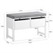 Banco Zapatero con 2 Cajones FSR88-W SoBuy Blanco