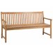 Beliani Banco Madera de acacia con certificado FSC® VIVARA Marron