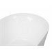 Beliani Bañera independiente CARRERA 80x180 Blanco