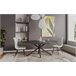 Mesa de comedor oval color negro EMILY Negro