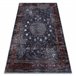 Alfombra lavable MIRO 51600.810 Rosetón marco 120x170 Azul Marino