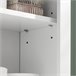 Mueble de Pared con Puerta de Granero BZR71-W SoBuy Blanco