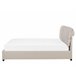 Beliani Cama de agua Poliéster BELFORT 191x212 Beige
