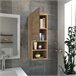Armario de Pared baño Mila, con estantes Beige