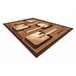 Alfombra BCF Morad MALINA clásico 160x220 Marron
