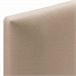 Estructura de cama tapizada Lauren 140x190 Beige