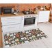 Alfombra lavable ANDRE 1297 Taza café para la cocina Multicolor