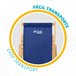 Tumbona plegable de madera Aktive Azul