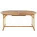 Beliani Conjunto de comedor MAUI II Madera Clara