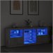 Aparador con luces LED 181 Blanco