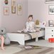 Cama para Niños MDF, Tablero Multicapa ZONEKIZ Blanco